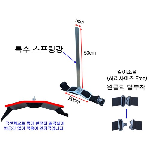 【T-밸트】힙턴-바디턴-임팩트-체중이동 연습교정 (골프레슨기구) ★무료배송